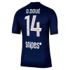 Maglia ufficiale Paris Saint Germain Desire Doue 14 Casa 2025-26 per Uomo